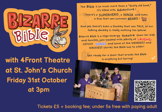 with 4Front Theatre at St. John’s Church Friday 31st October at 3pm (1)